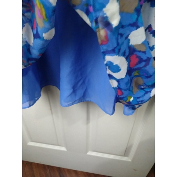 Matthew Williamson V Necklines Pleated Knee Length Fit And Flare Dress. Size 10 - Picture 8 of 12